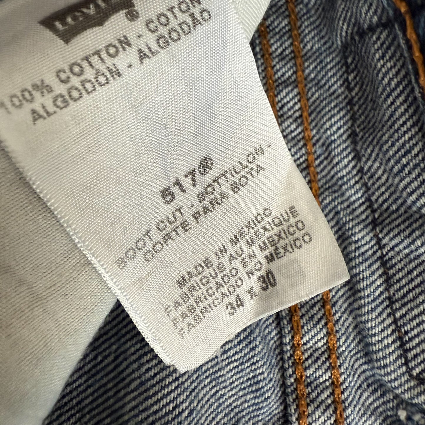 Levis 505 Straight Leg Jeans - 34 X 30