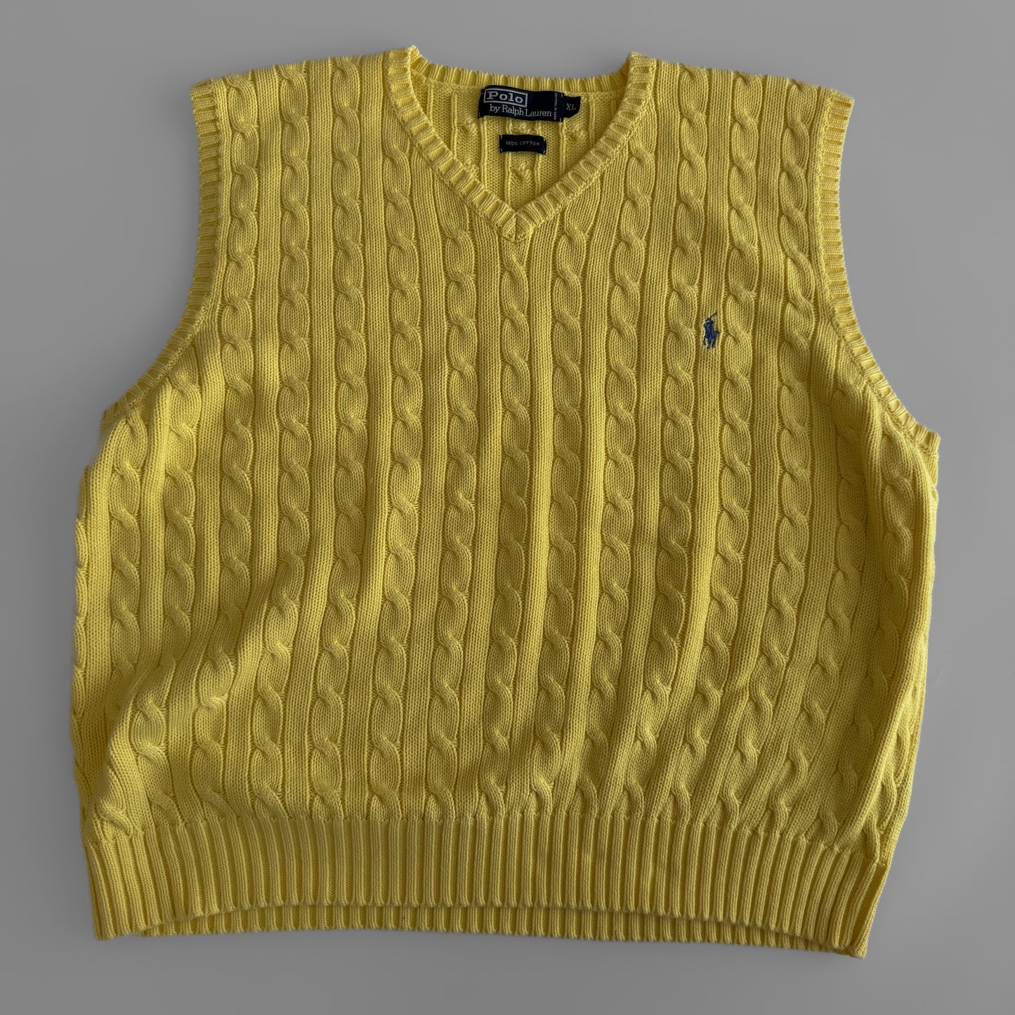 Ralph Lauren Cable Knit Vest - XL