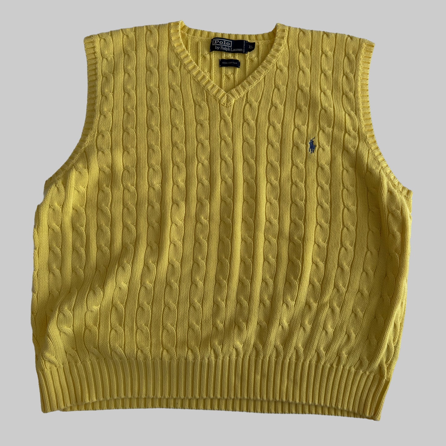 Ralph Lauren Cable Knit Vest - XL