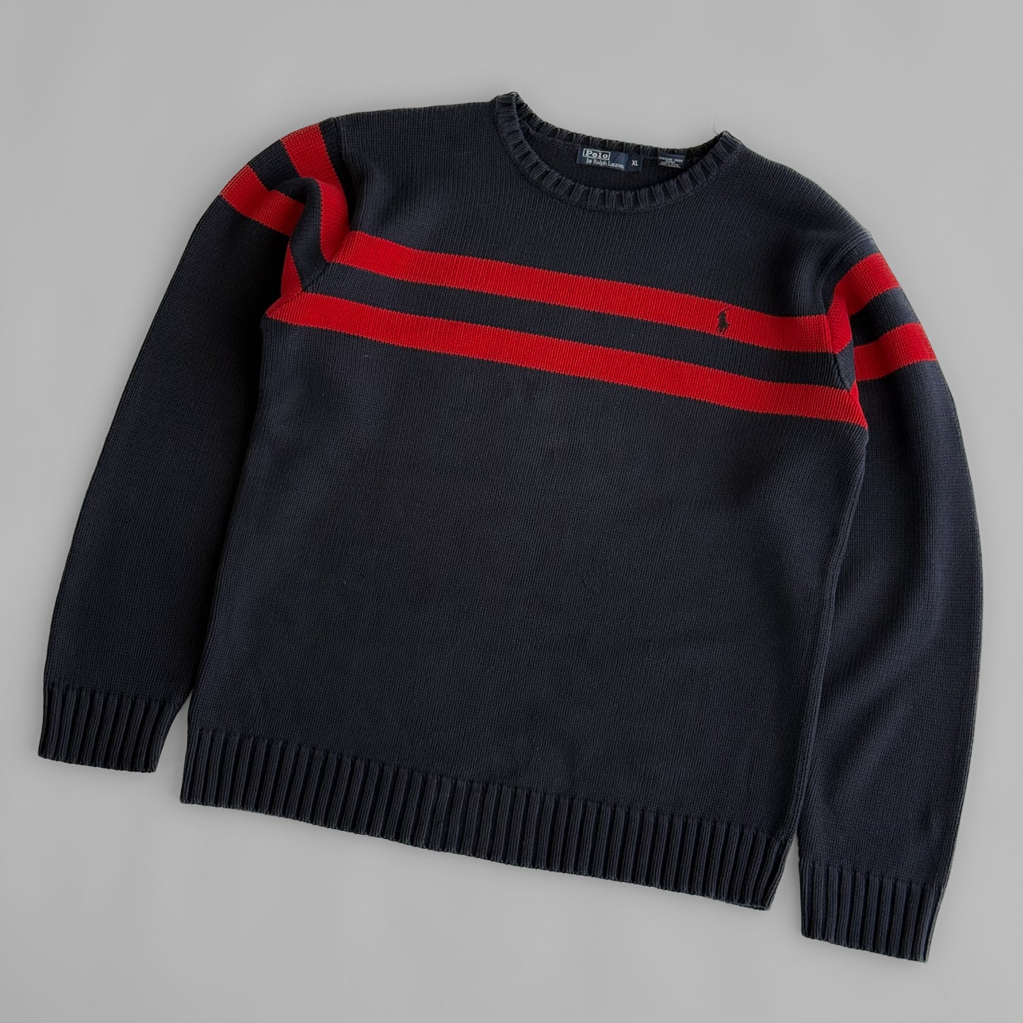Ralph Lauren Striped Heavy Knit - XL