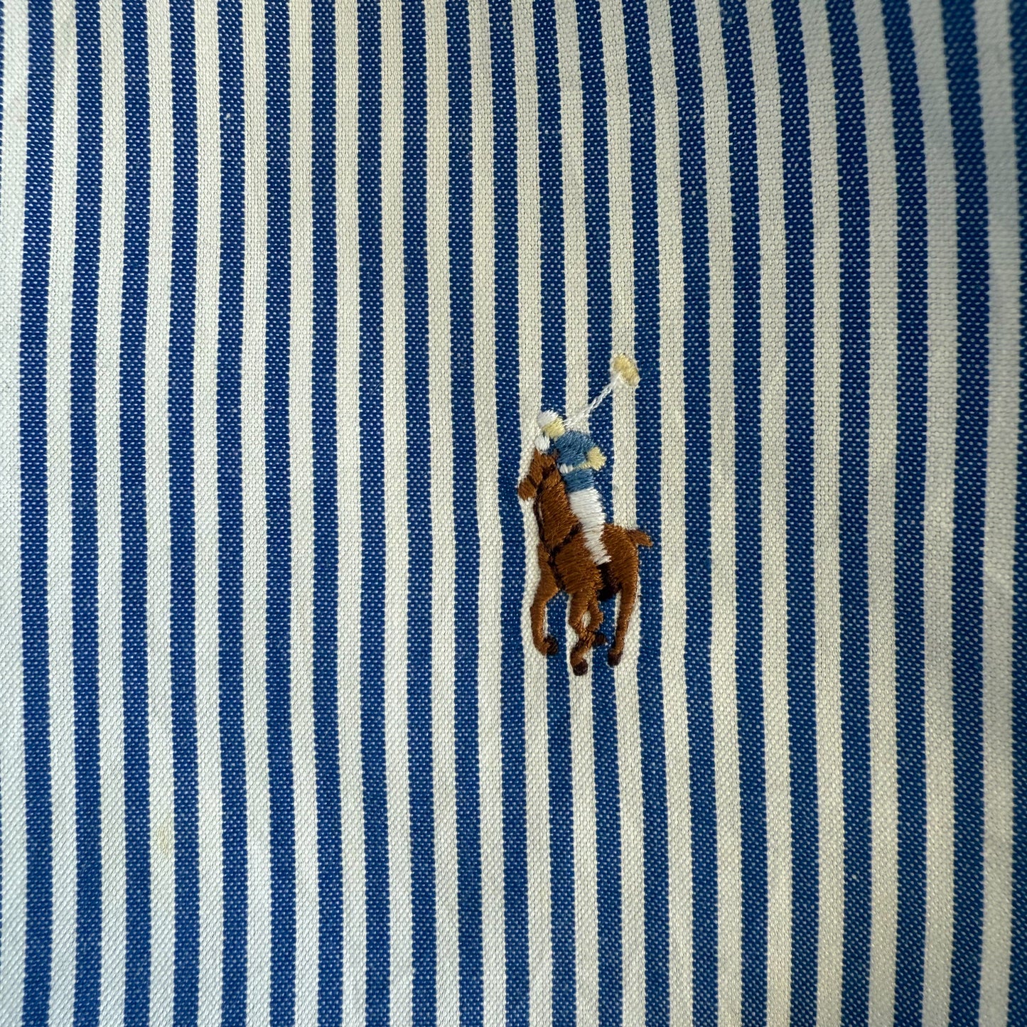 Ralph Lauren Striped Button Up Shirt - Large