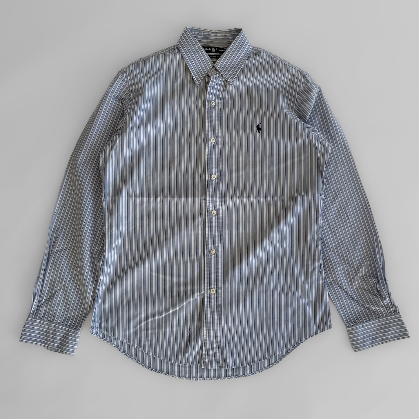 Ralph Lauren Striped Button Up Shirt - Small