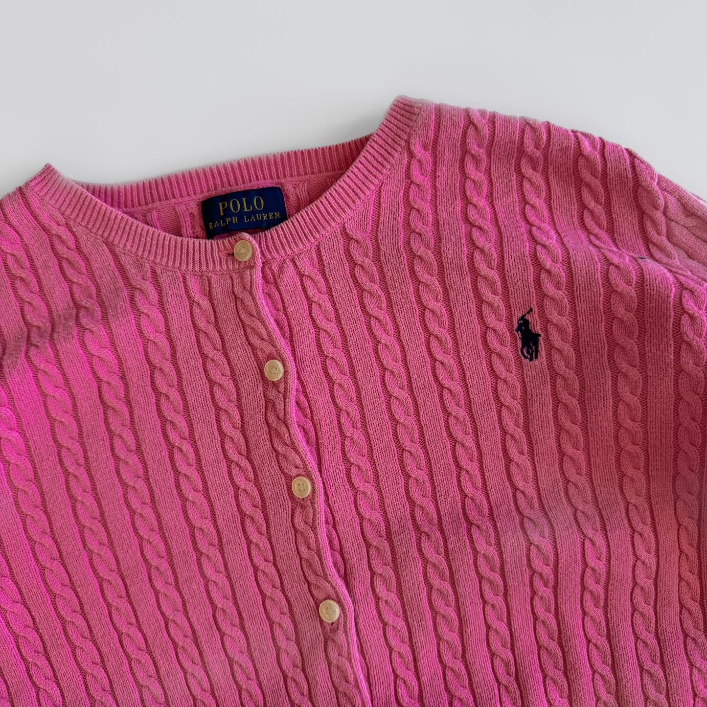 Ralph Lauren Cable Knit Cardigan - Medium
