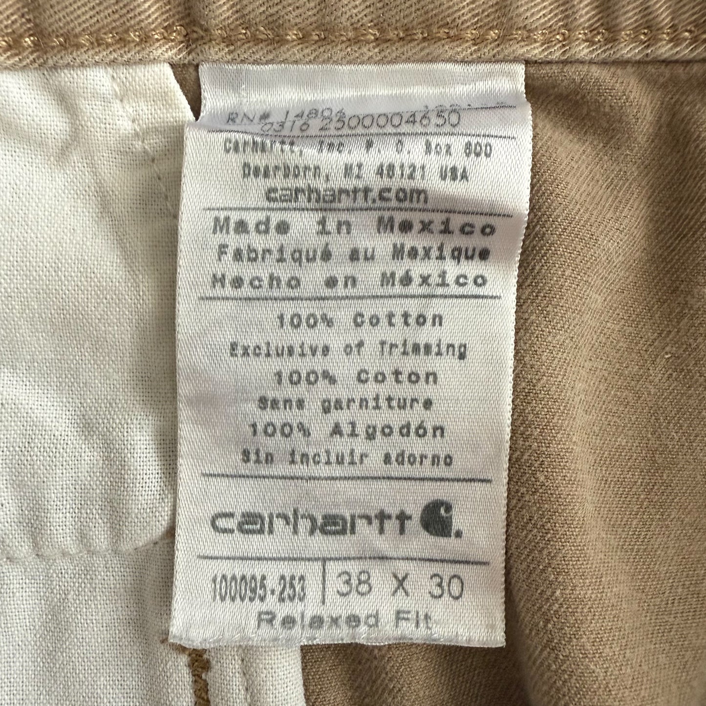 Carhartt Carpenter Shorts - 38”
