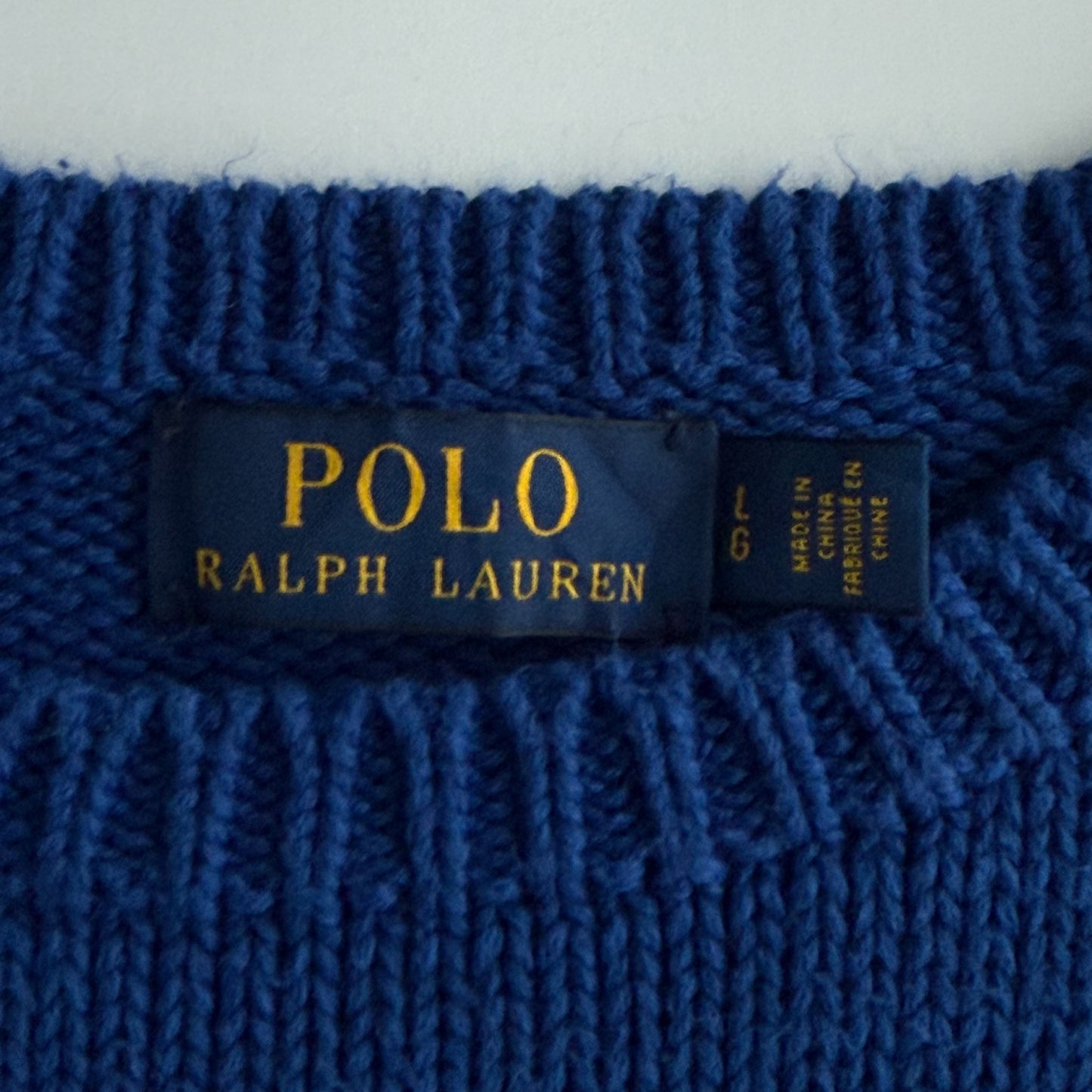 Ralph Lauren Heavy Knit - Large