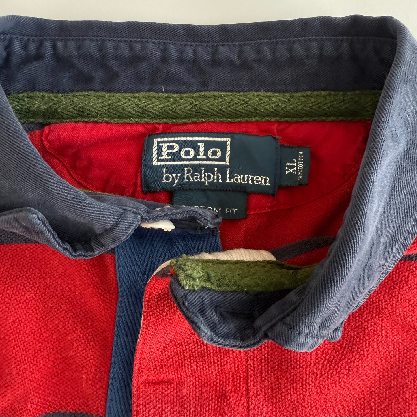 Ralph Lauren Striped Rugby Shirt - XL