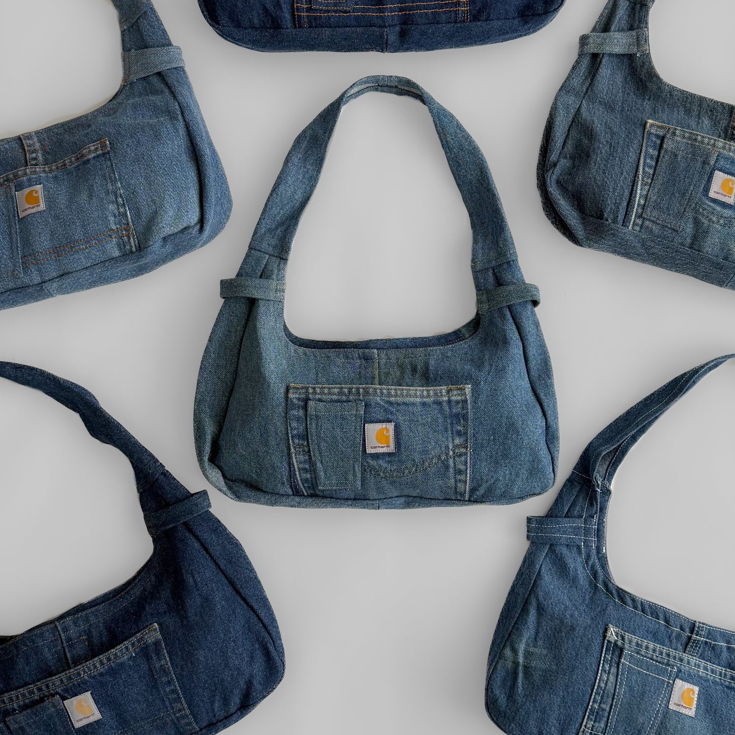 Reworked Carhartt Jackie - Blue Denim