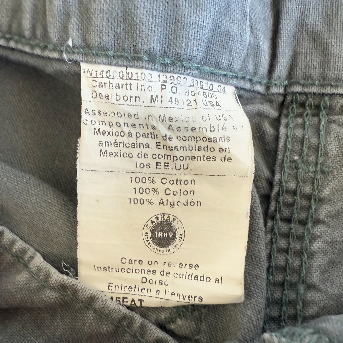 Carhartt Carpenter Shorts - 32”