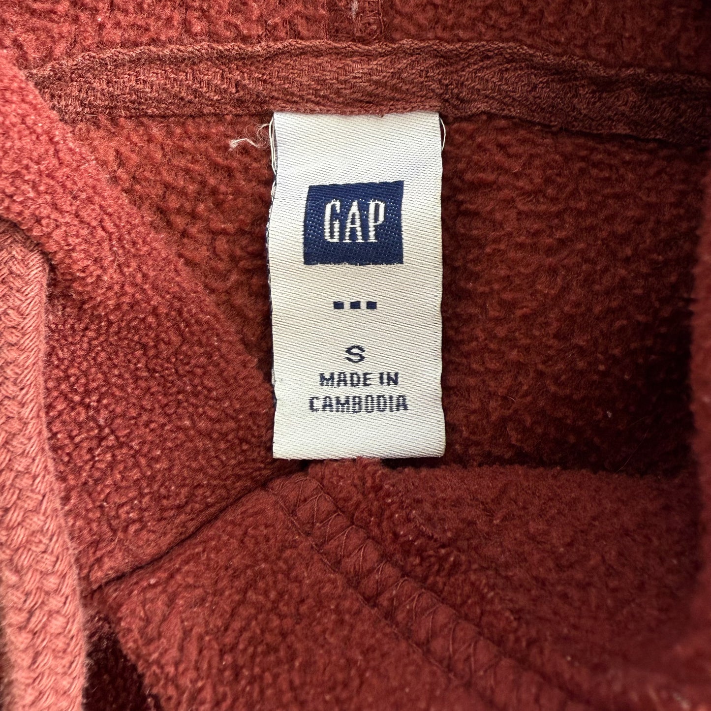 Gap Fleece Hoodie - Small