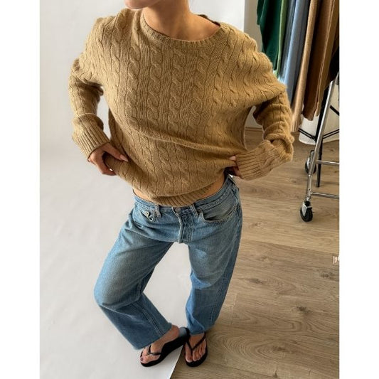 Ralph Lauren Cable Knit Heavy Knit - Large