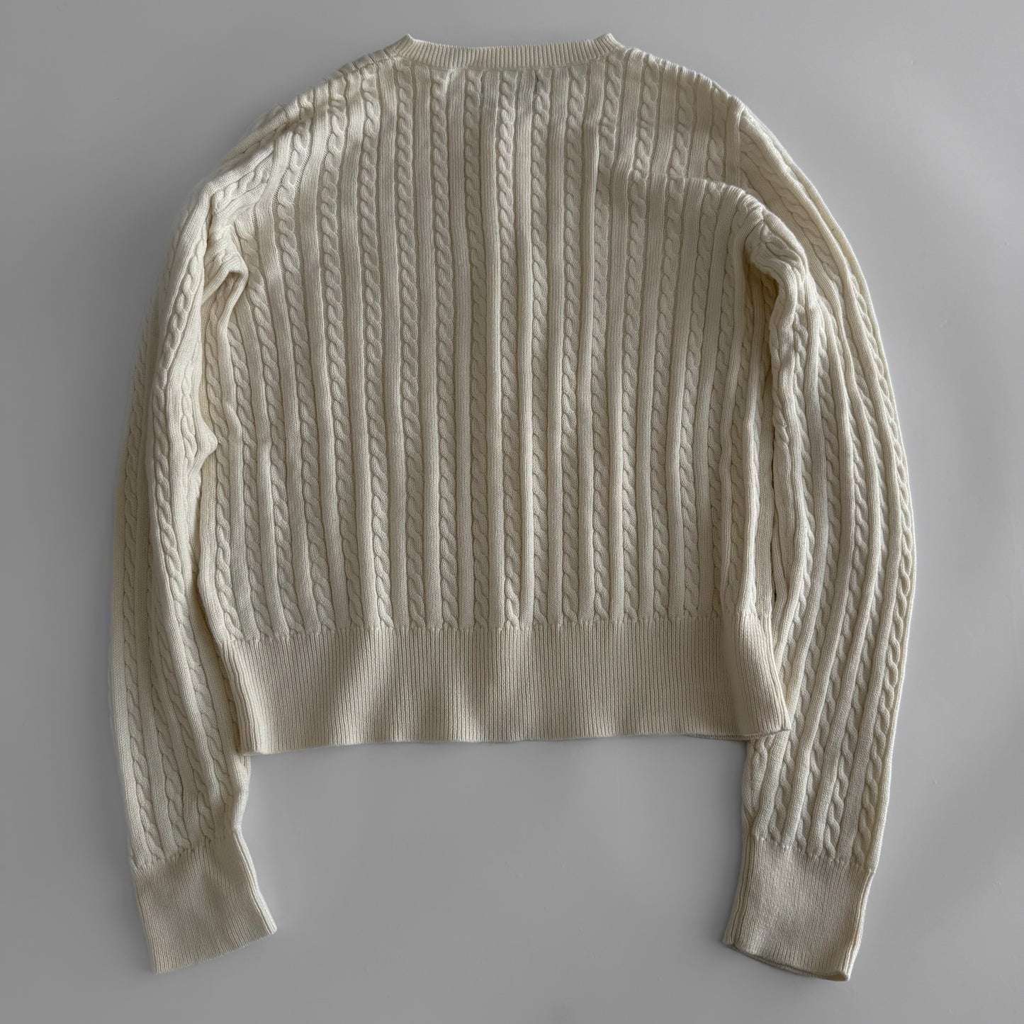 Ralph Lauren Cable Knit Cardigan - Small