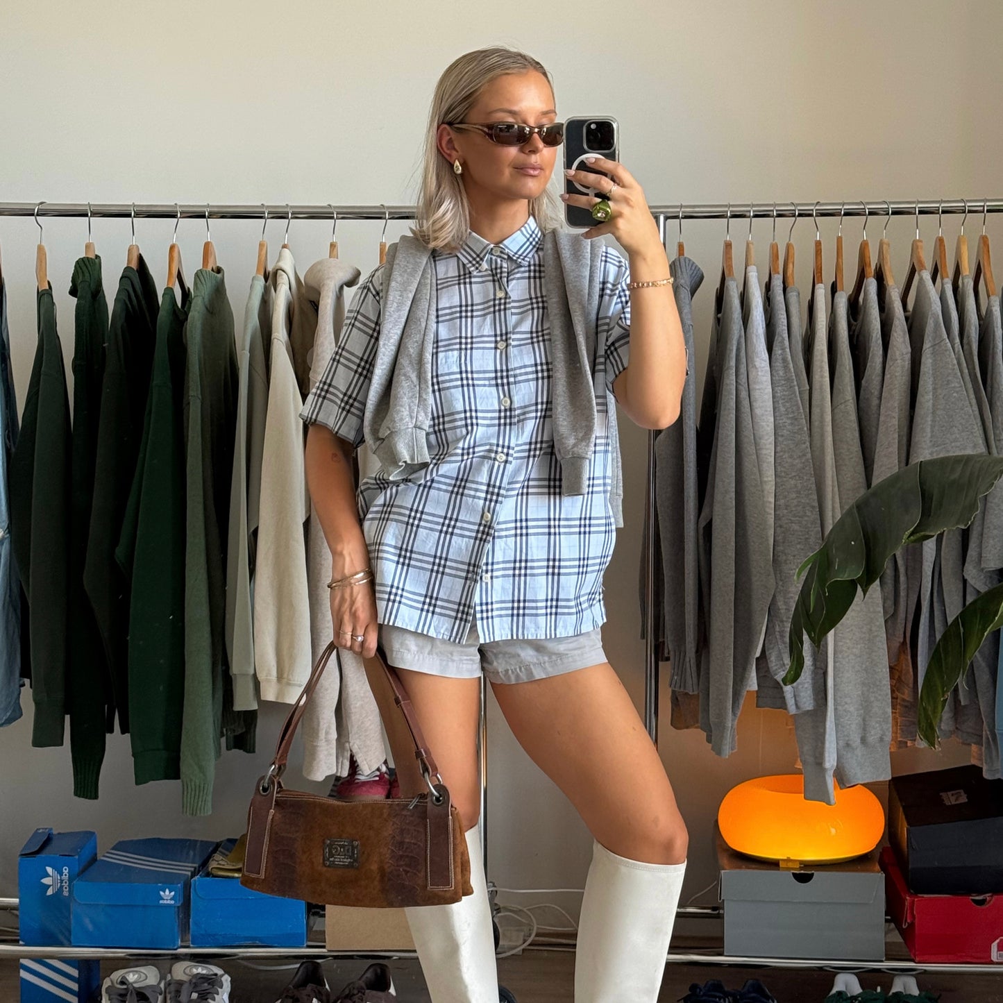 Burberry Button Up Shirt - Medium
