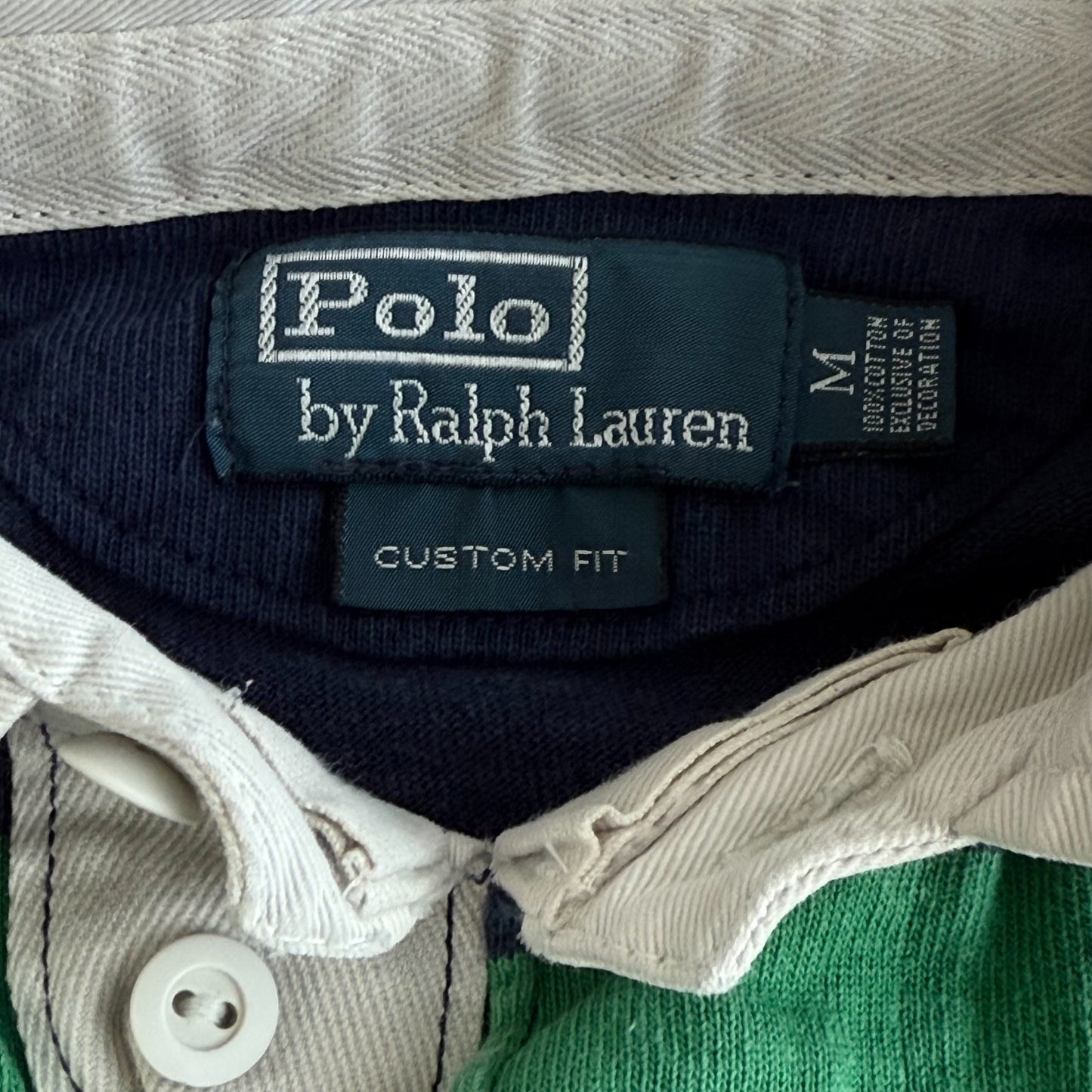 Ralph Lauren Striped Rugby Shirt - Medium