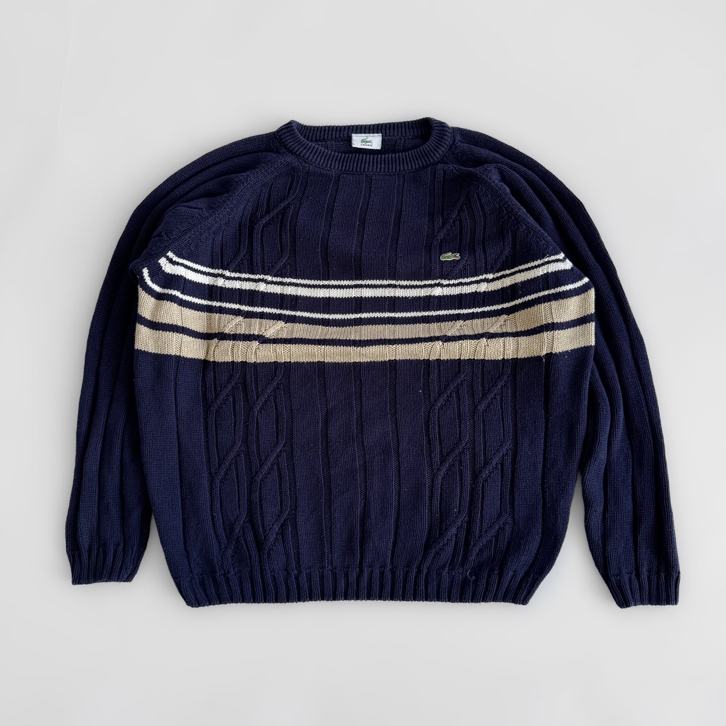 Lacoste Striped Knit - Medium
