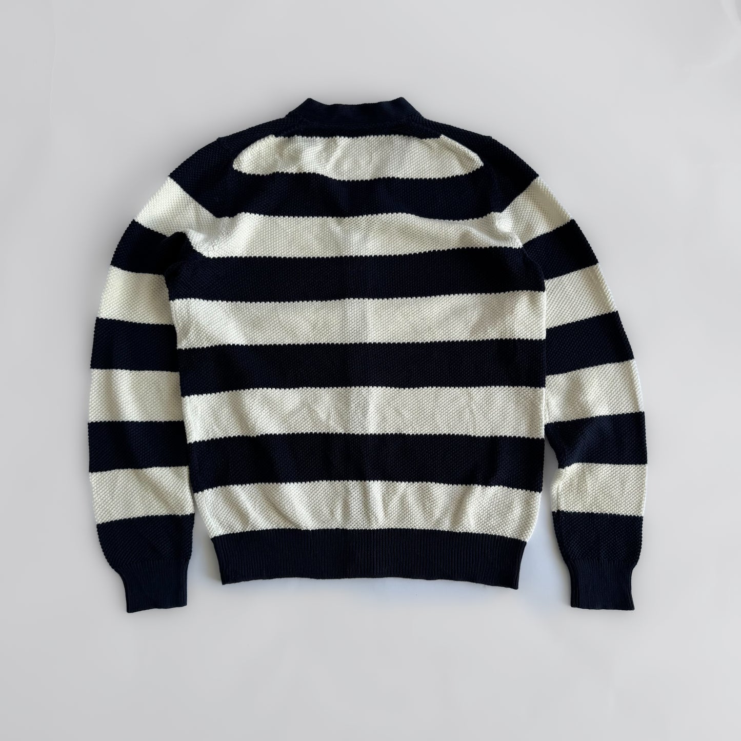 Lacoste Striped Cardigan - Large