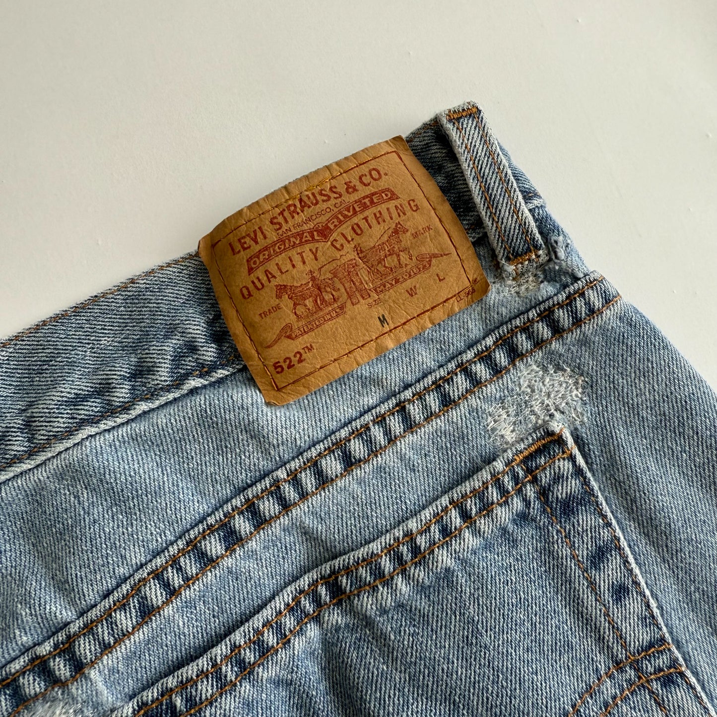 Levis Straight Cut Jeans - 33”