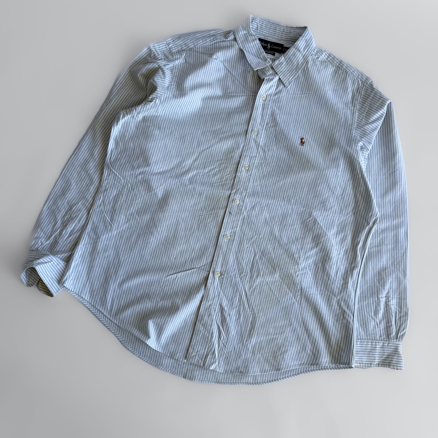 Ralph Lauren Striped Button Up Shirt - XL