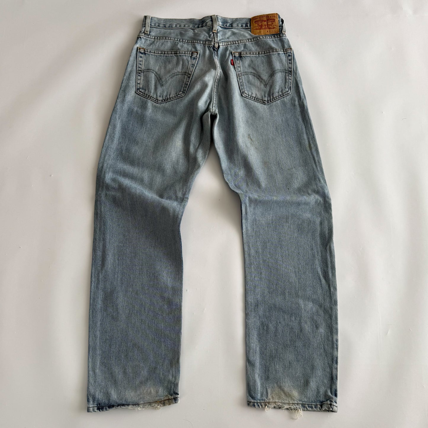 Levis 505 Straight Leg Jeans - 33 X 32