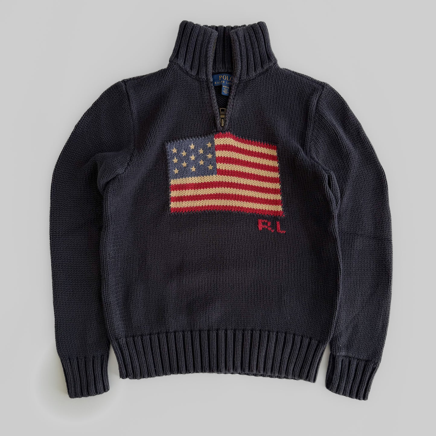 Ralph Lauren Flag Quarter Zip - XS