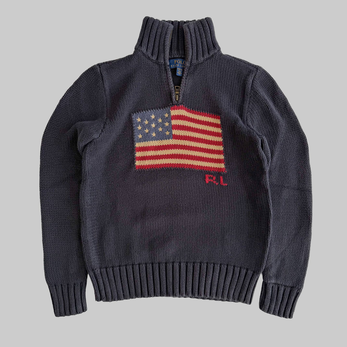 Ralph Lauren Flag Quarter Zip - XS