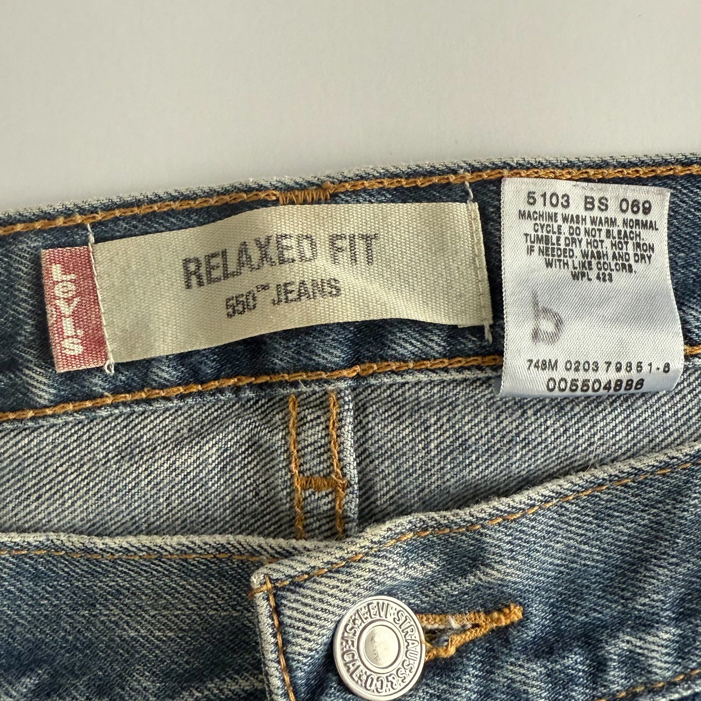 Levis 550 Baggy Jeans - 36 X 34