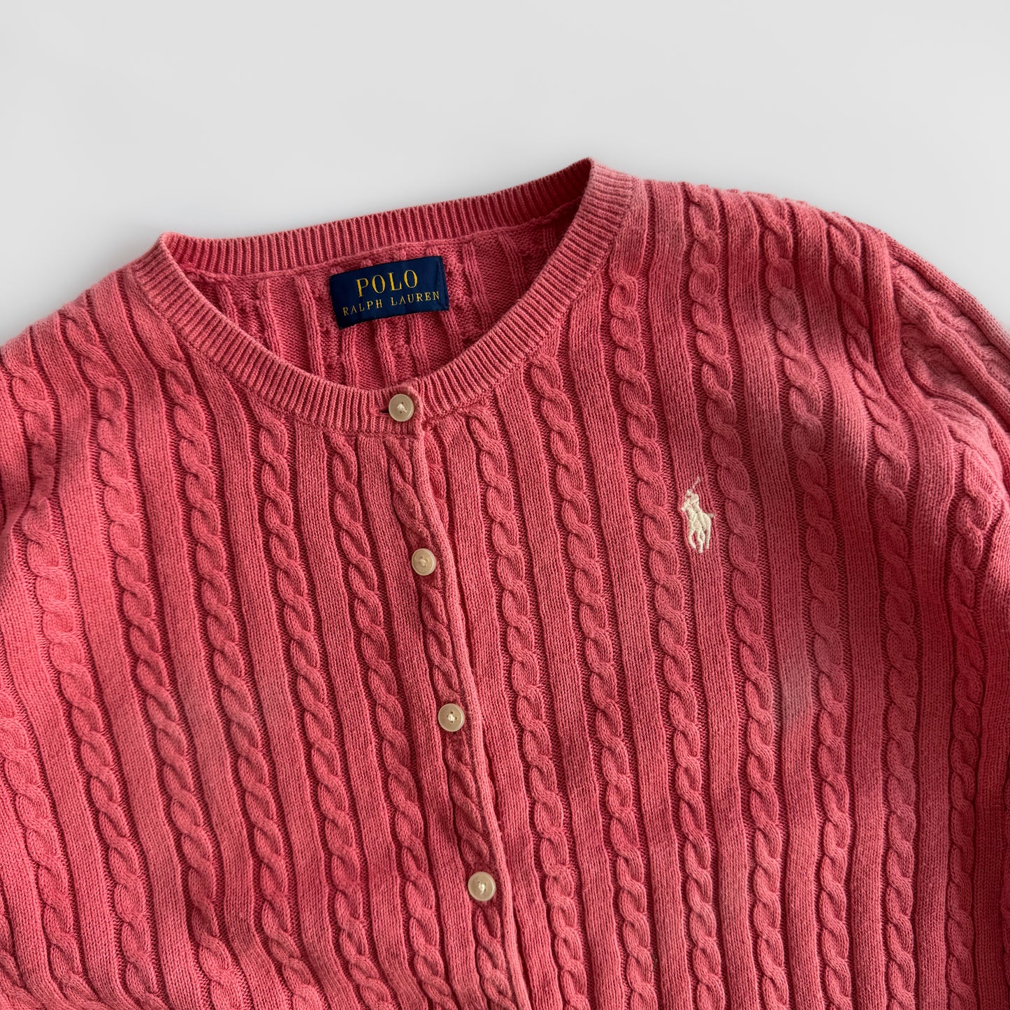 Ralph Lauren Cable Knit Cardigan - Medium