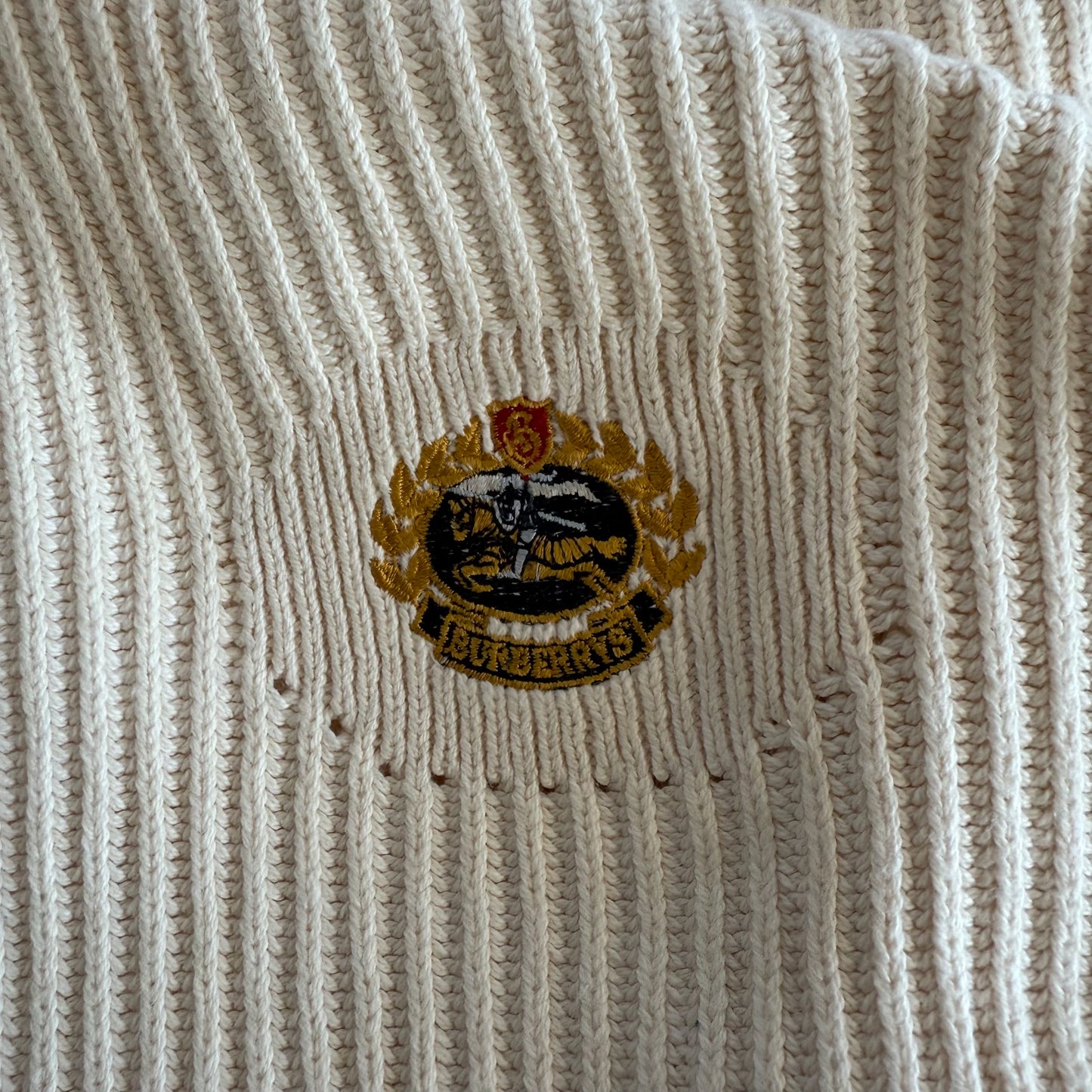Burberry Ribbed Sweatshirt - Large