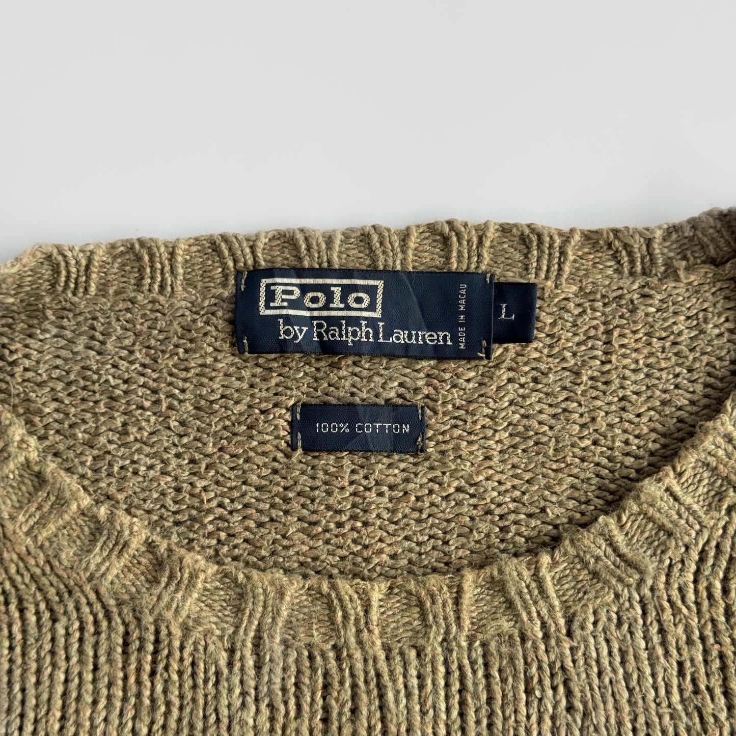 Ralph Lauren Heavy Knit Sweater - Large