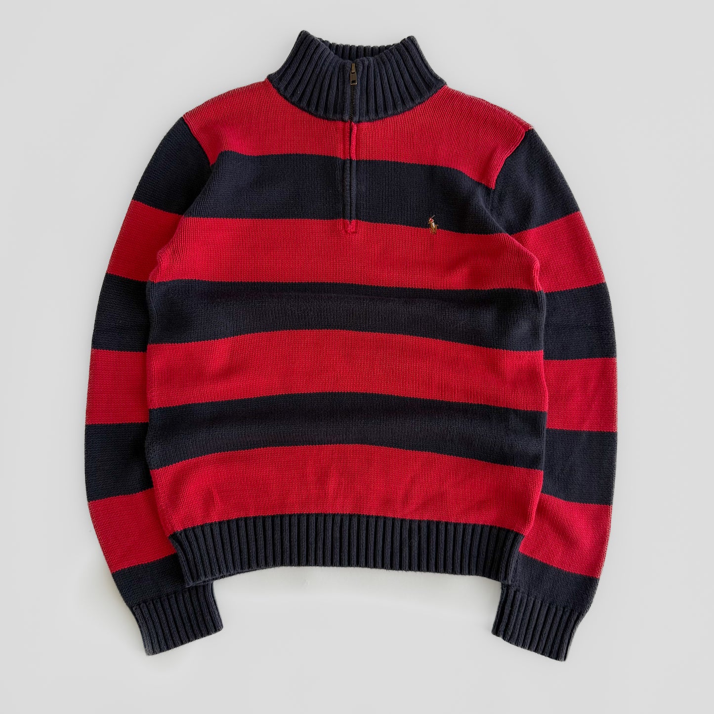 Ralph Lauren Striped Quarter Zip - Medium