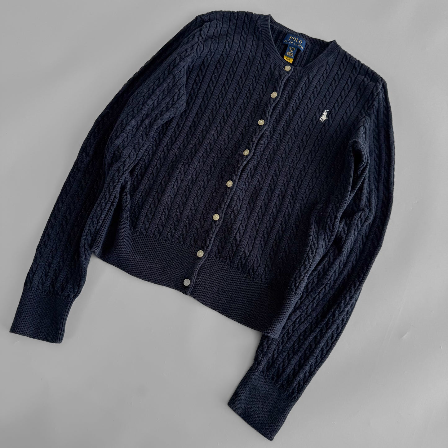 Ralph Lauren Cable Knit Cardigan - Medium