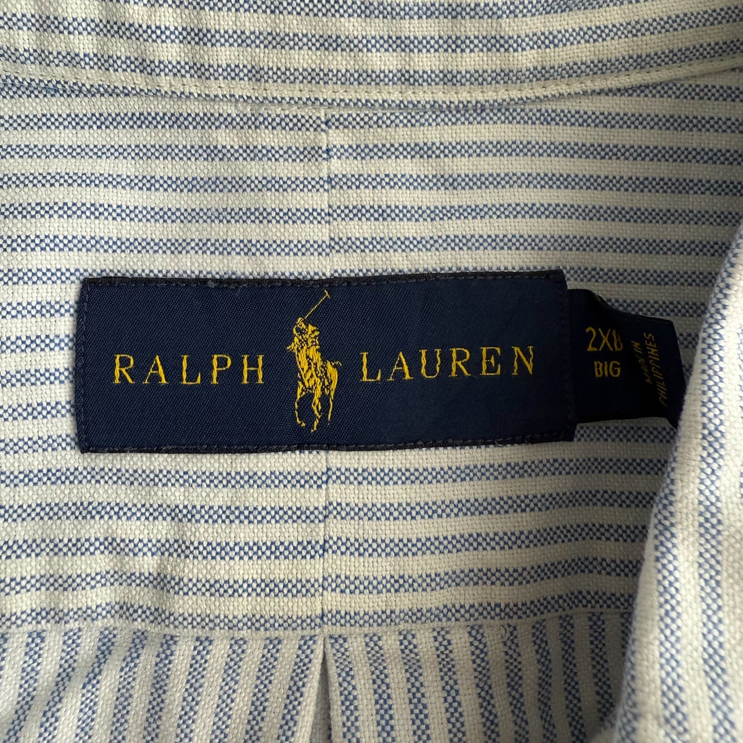 Ralph Lauren Striped Button Up Shirt - XXL