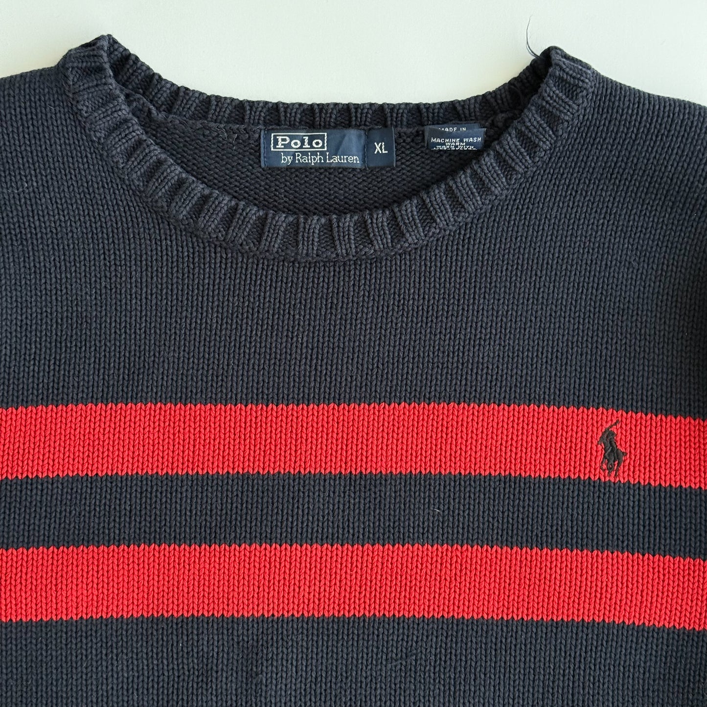 Ralph Lauren Striped Heavy Knit - XL