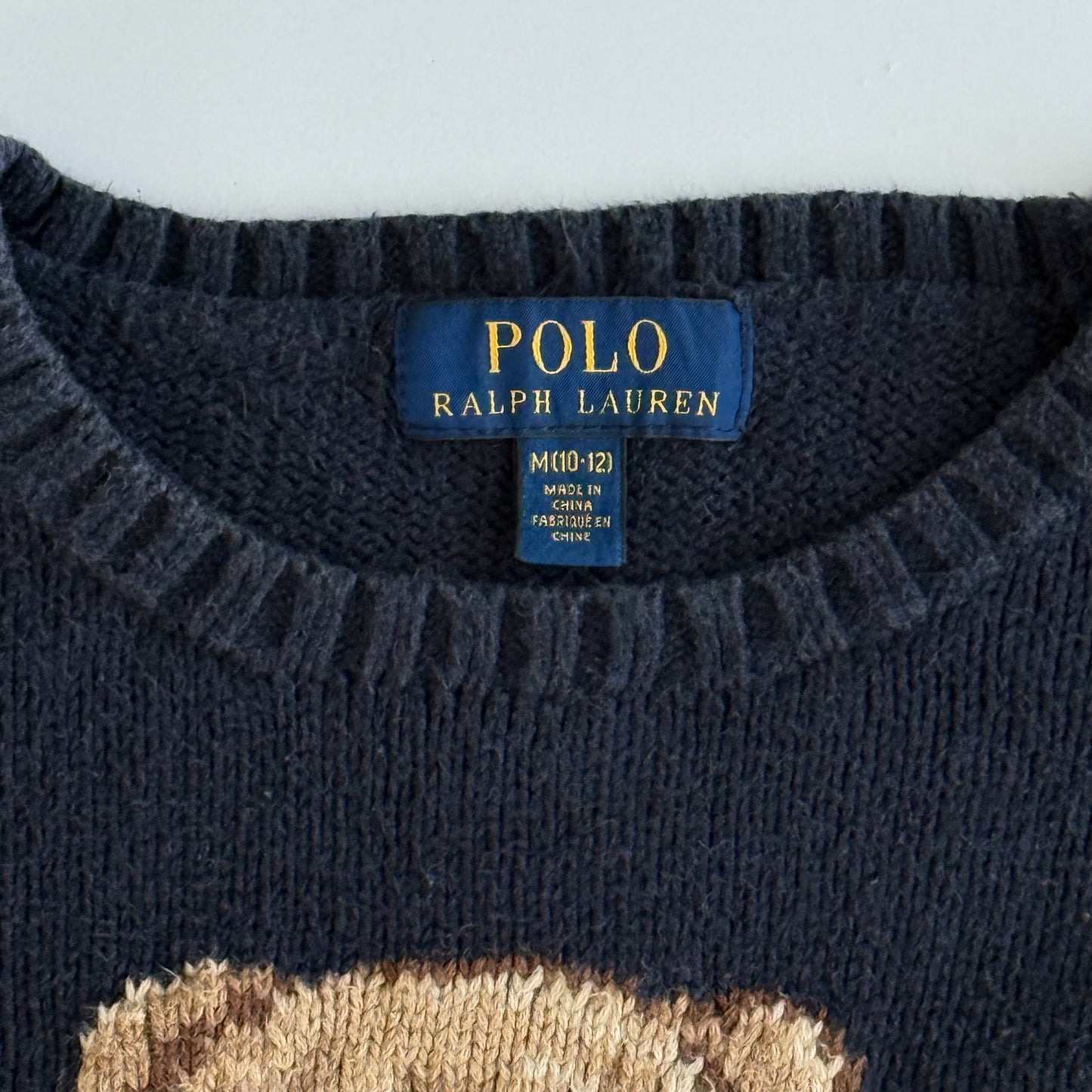 Ralph Lauren Bear Knit - Small
