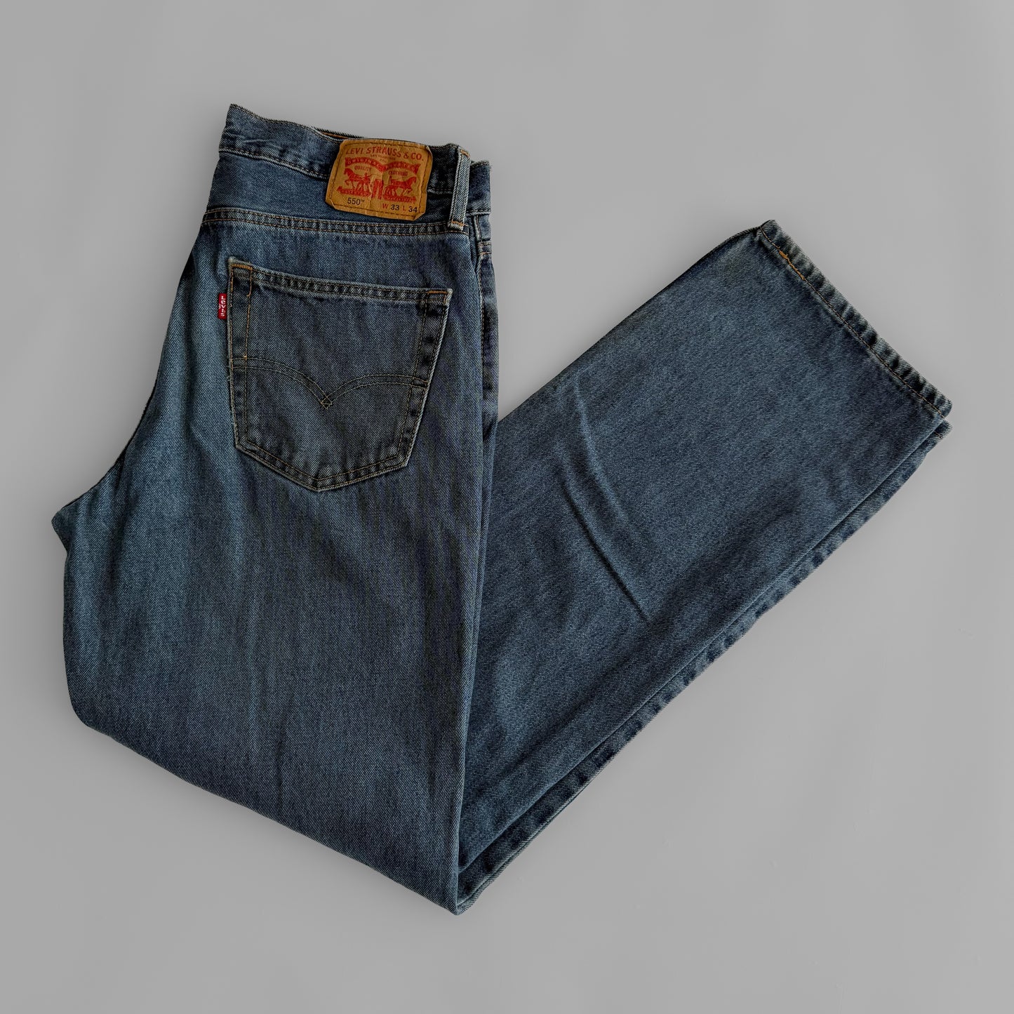 Levis 550 Wide Leg Jeans - 33 X 34