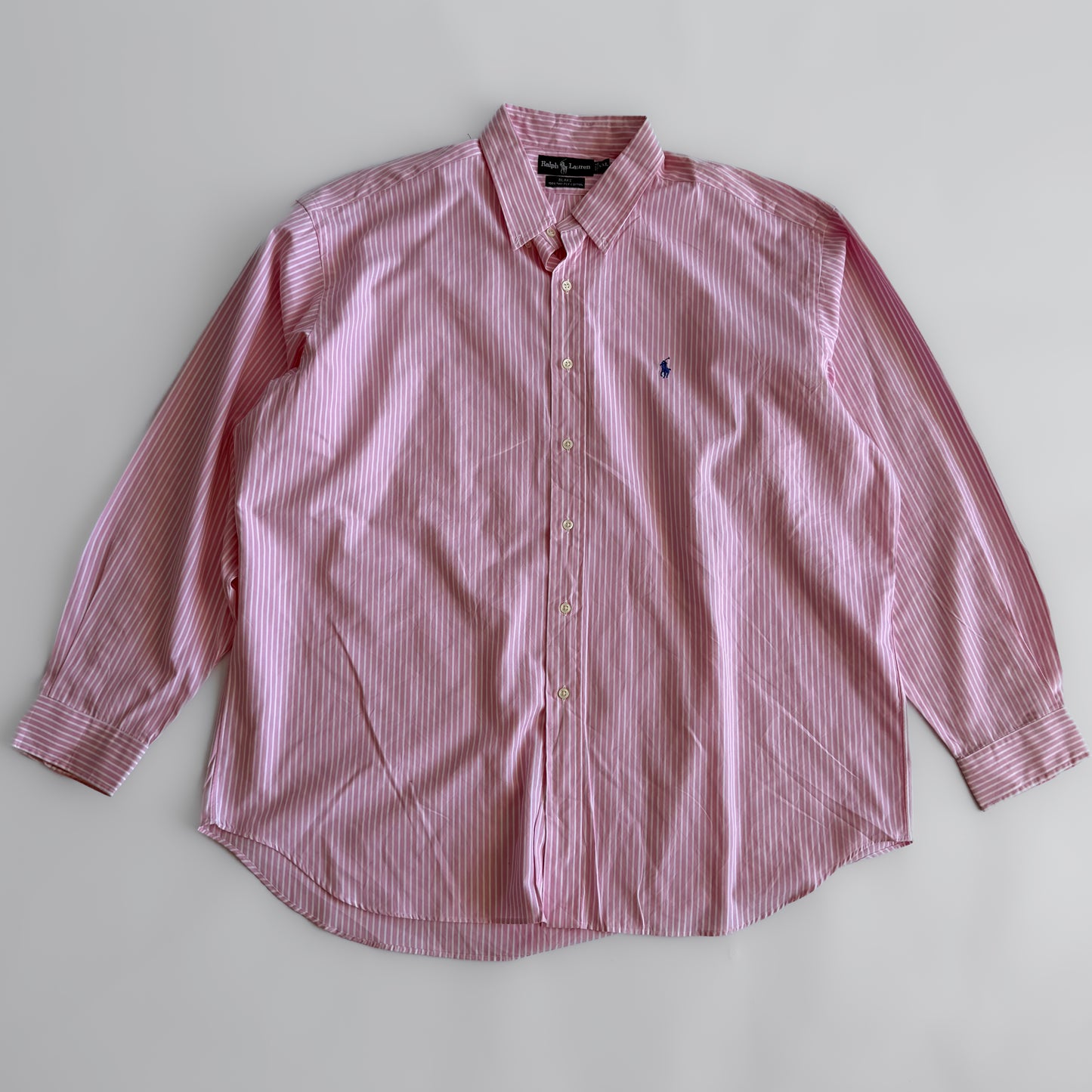 Ralph Lauren Striped Button Up Shirt - XXL