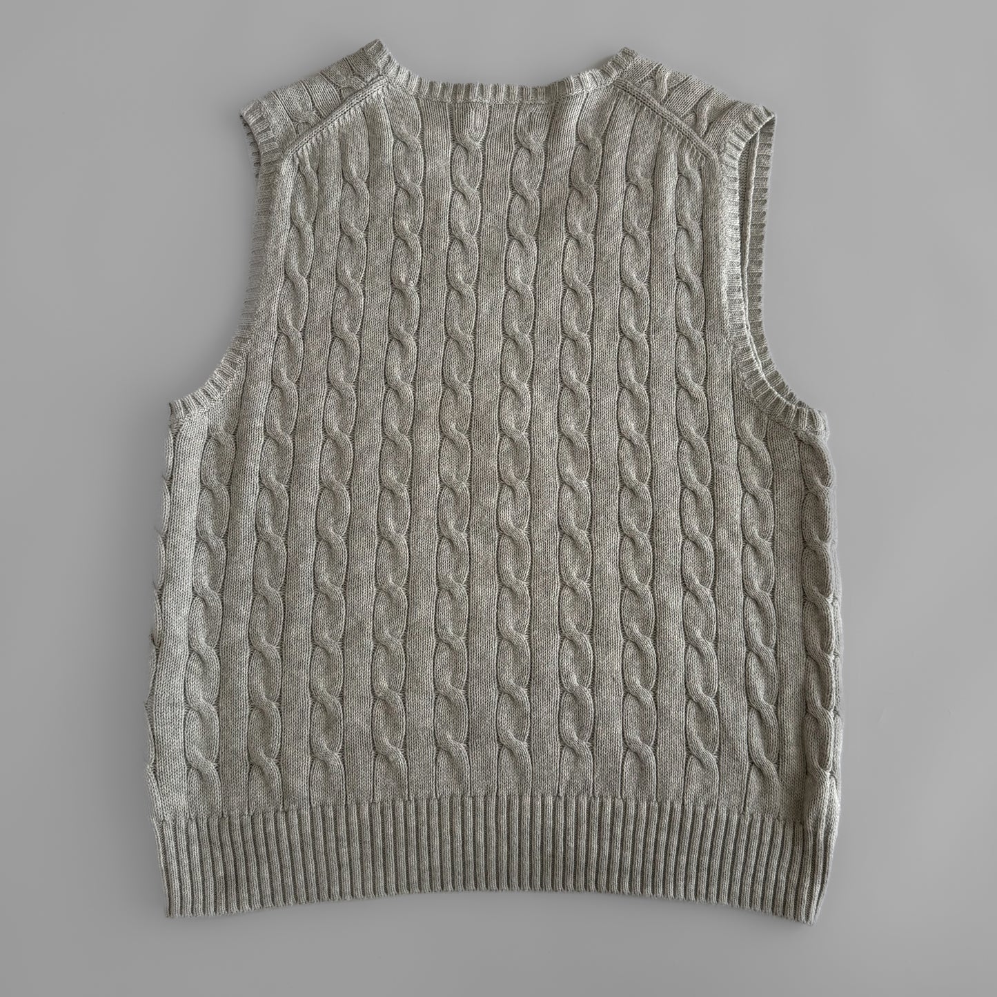 Ralph Lauren Cable Knit Vest - Large