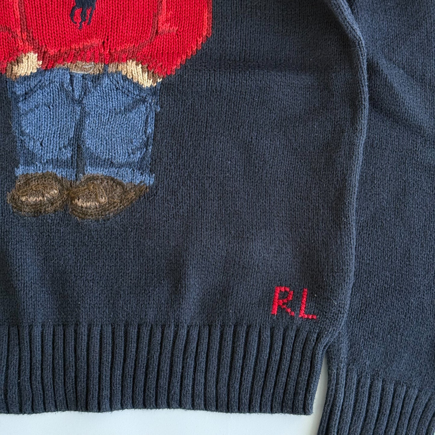 Ralph Lauren Bear Knit - Small
