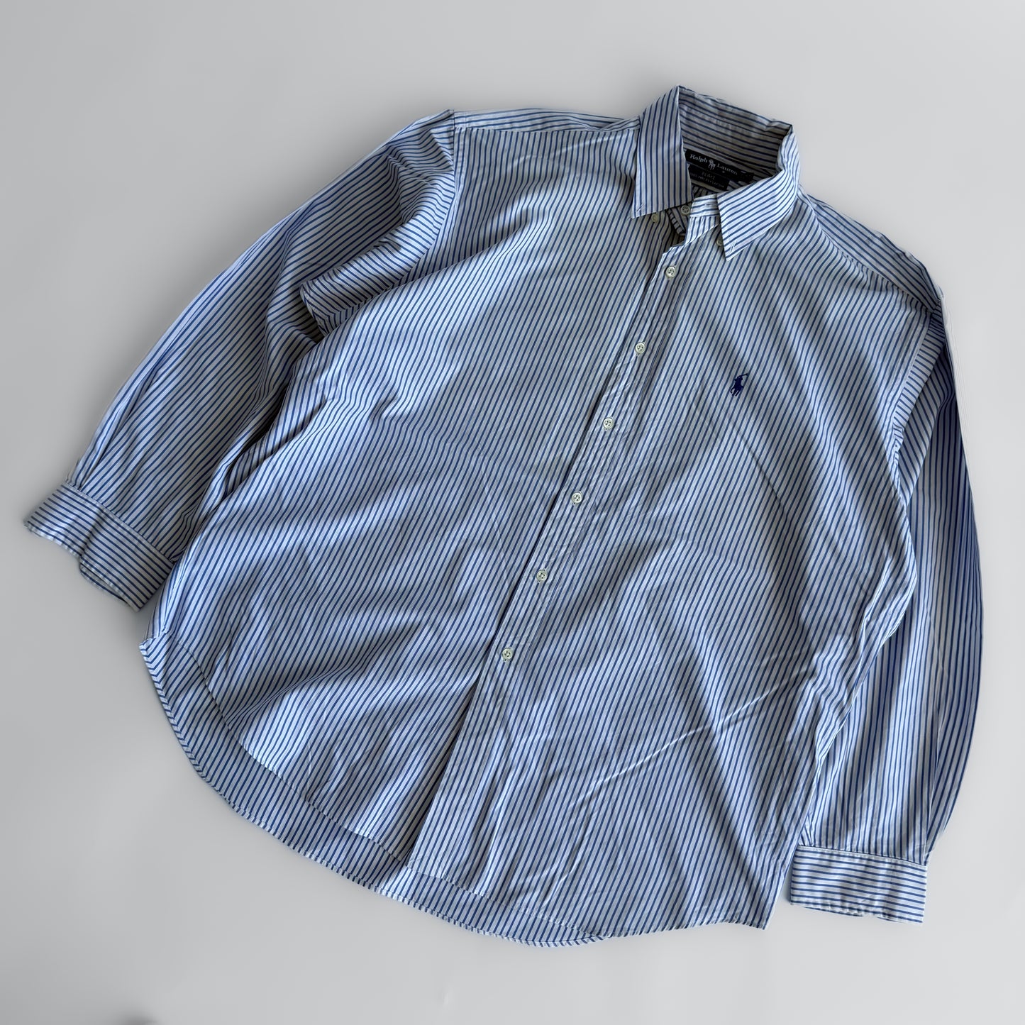 Ralph Lauren Striped Button Up Shirt - XL