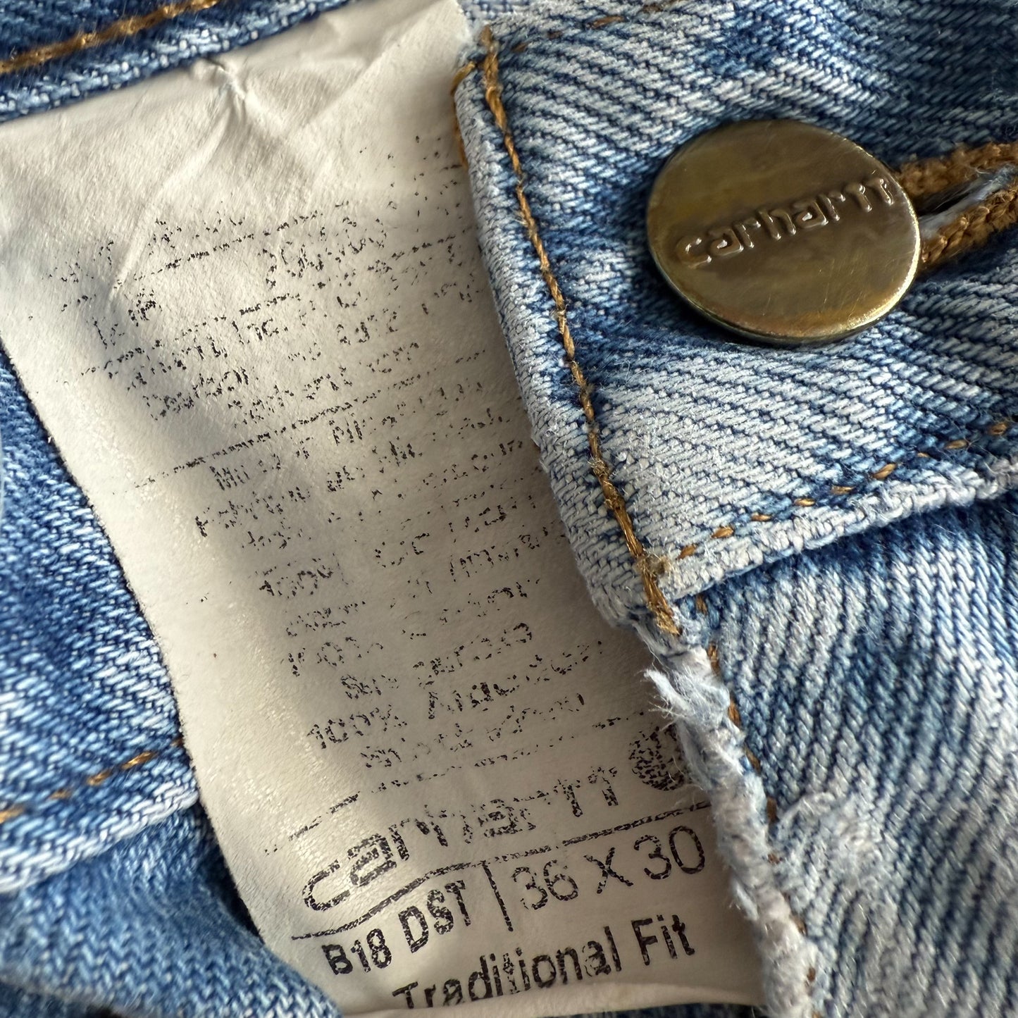 Carhartt Straight Leg Jeans - 36 X 30