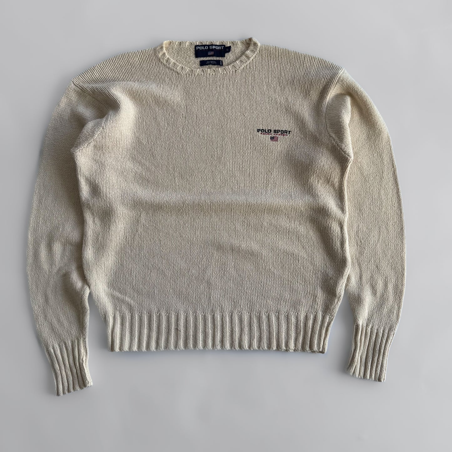 Polo Sport Heavy Knit Sweater - Large