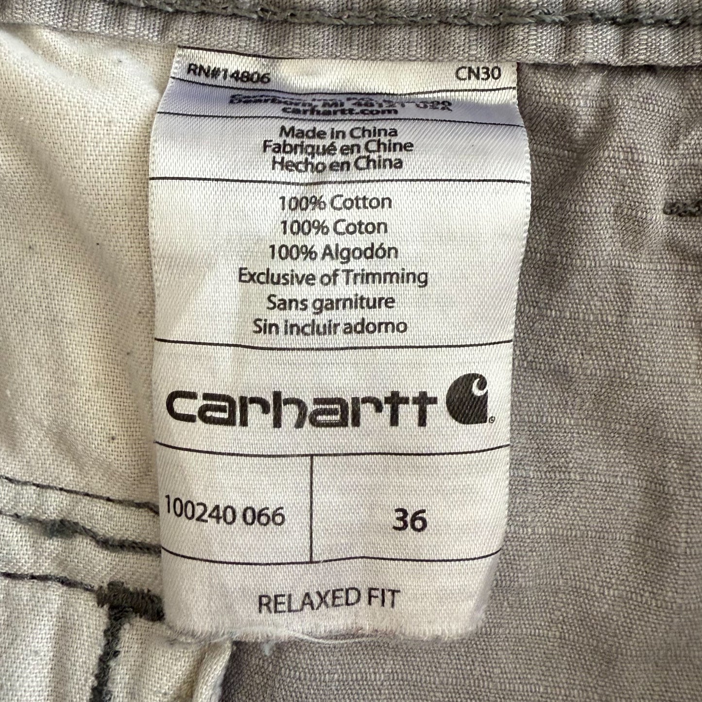 Carhartt Carpenter Shorts - 36”