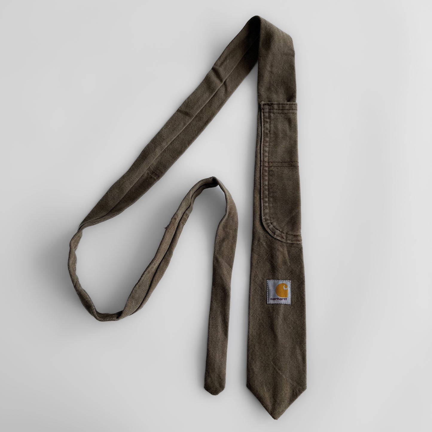 Reworked Carhartt Tie - Brown