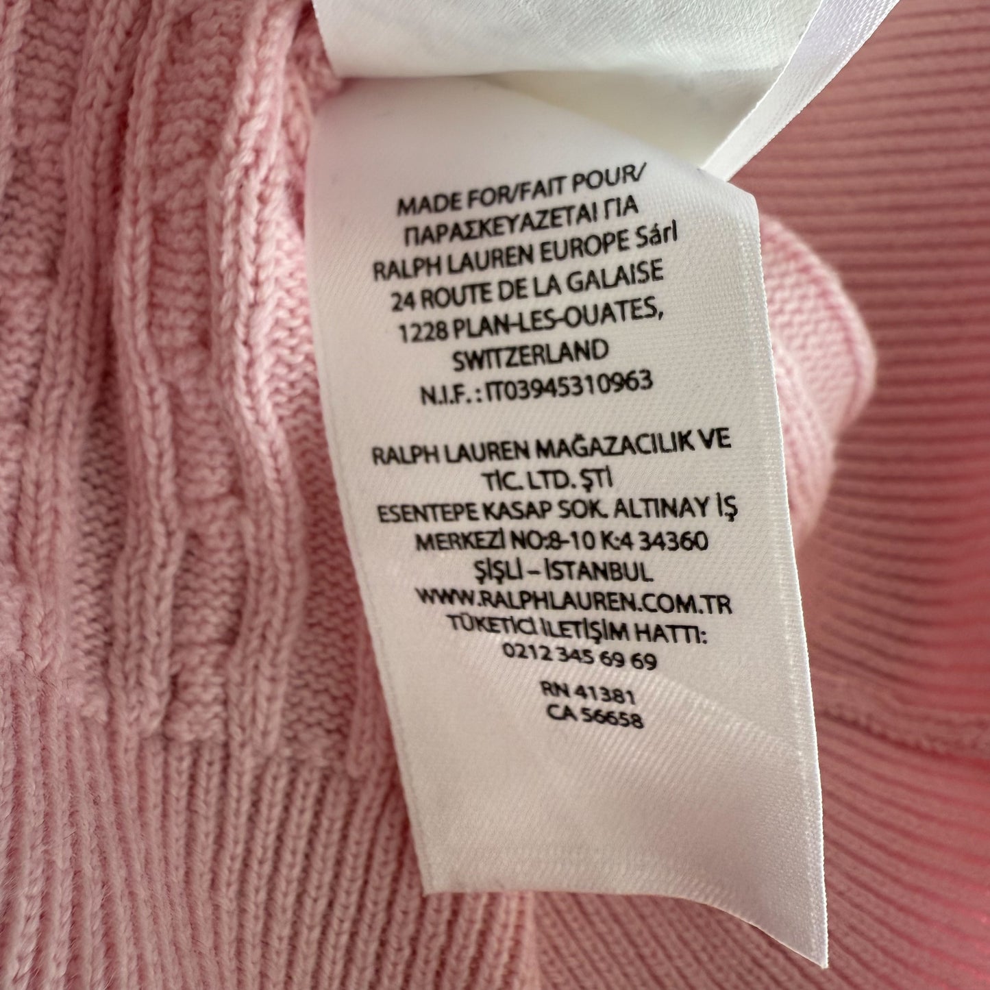 Ralph Lauren Cable Knit Cardigan - Small