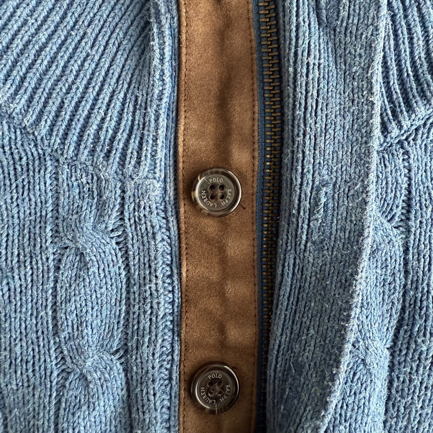 Ralph Lauren Cable Knit Quarter Zip - Medium
