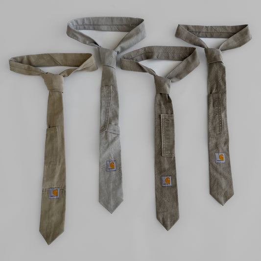 Reworked Carhartt Tie - Beige