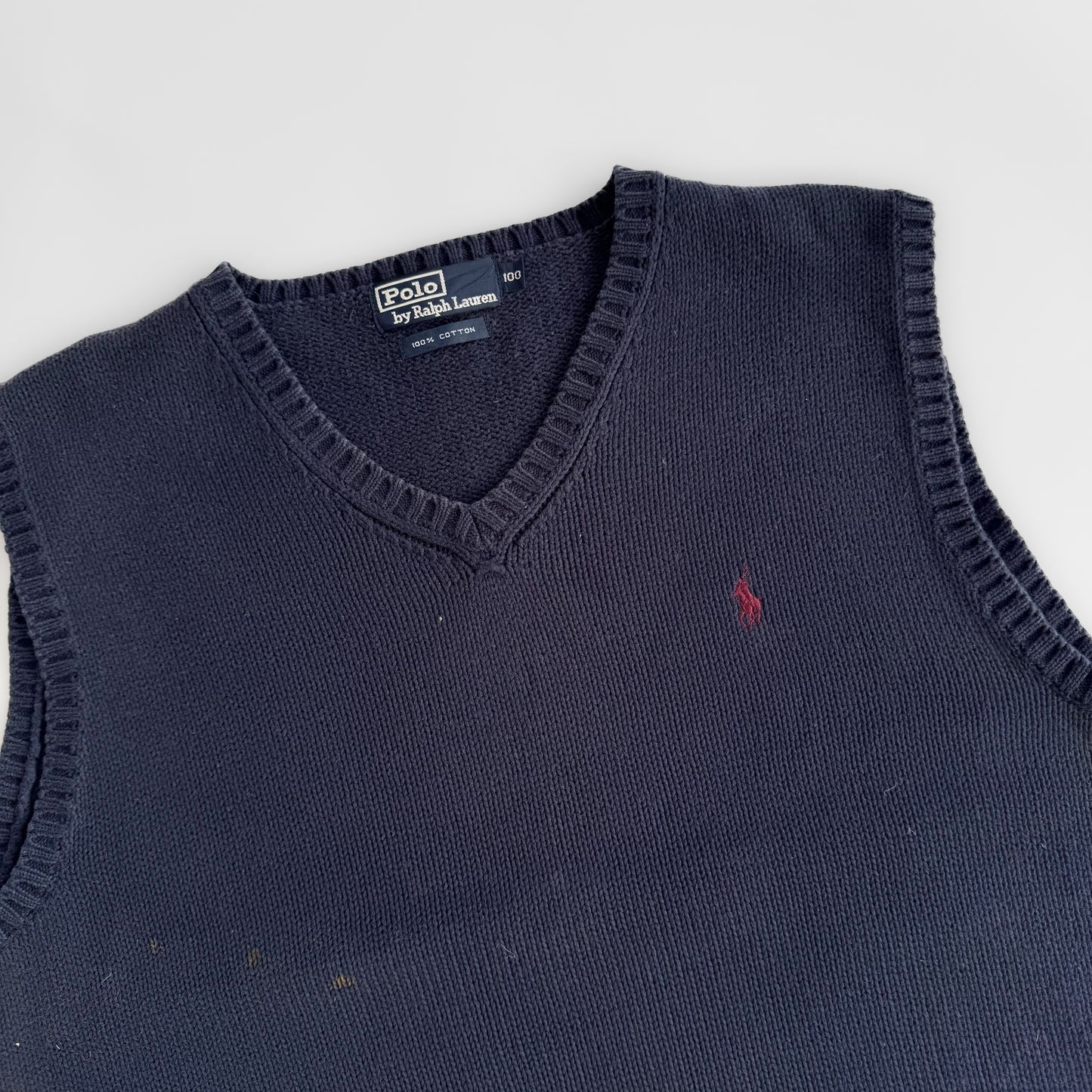 Ralph Lauren Heavy Knit Vest - Medium