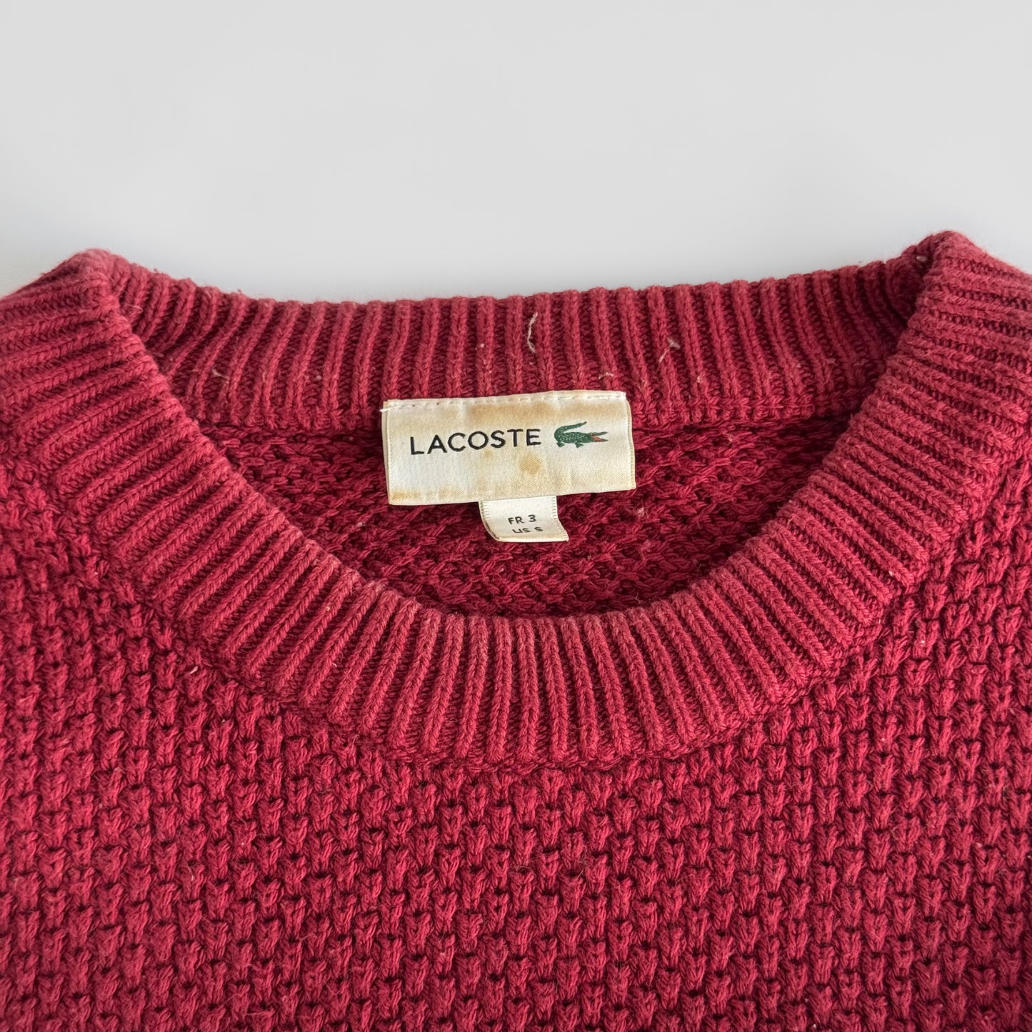 Lacoste Striped Knit - Small
