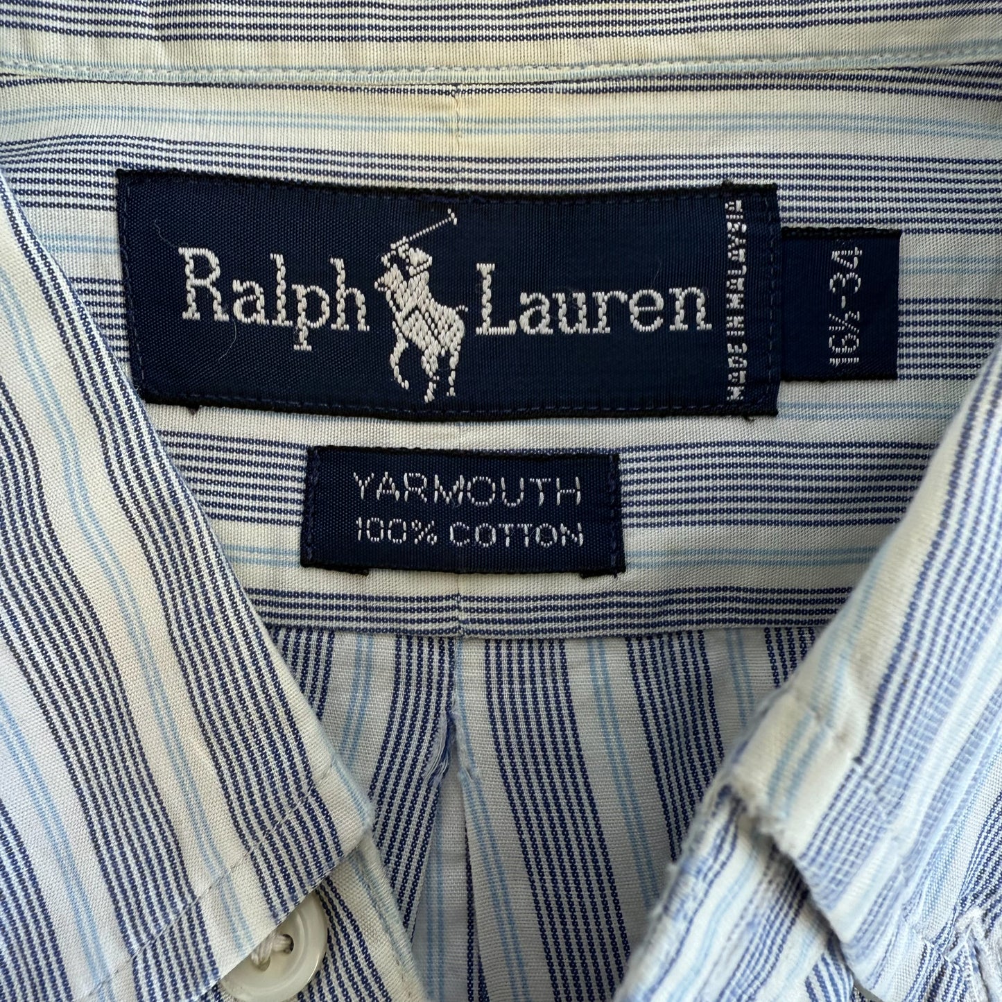 Ralph Lauren Striped Button Up Shirt - XL