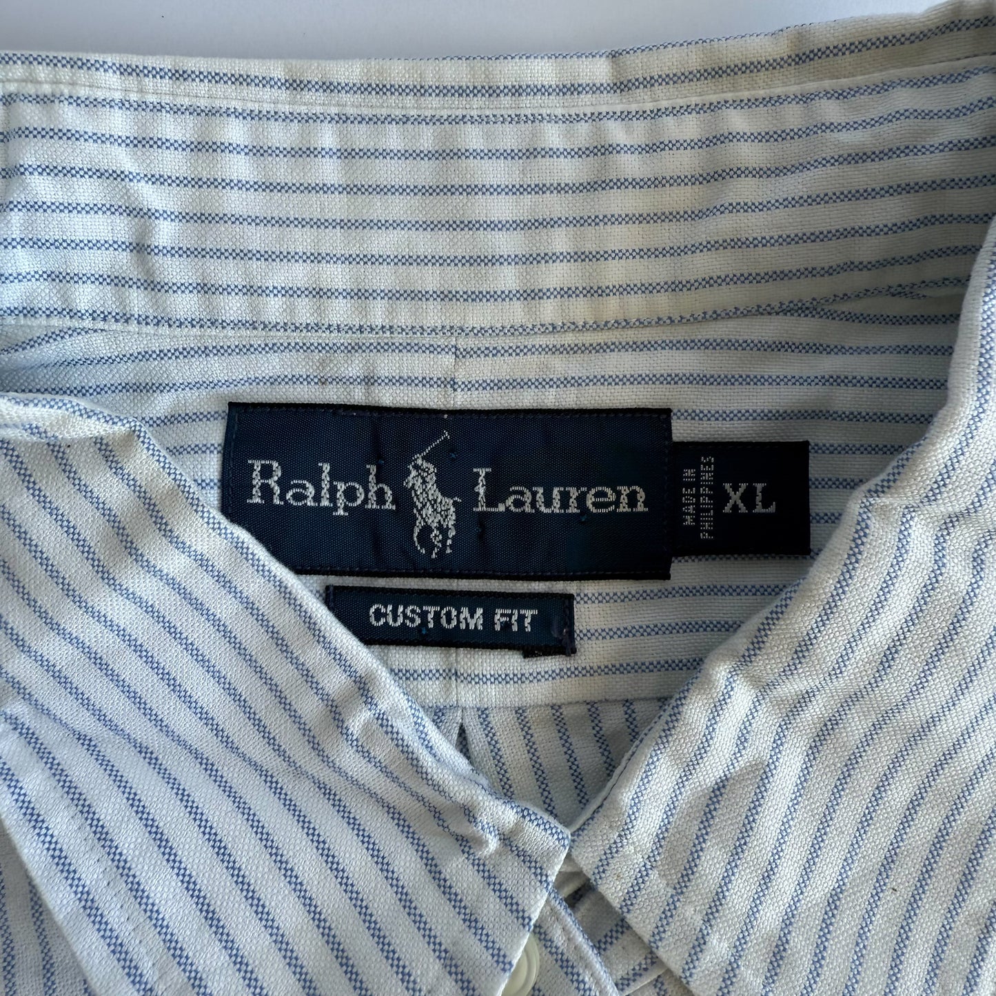 Ralph Lauren Striped Button Up Shirt - XL