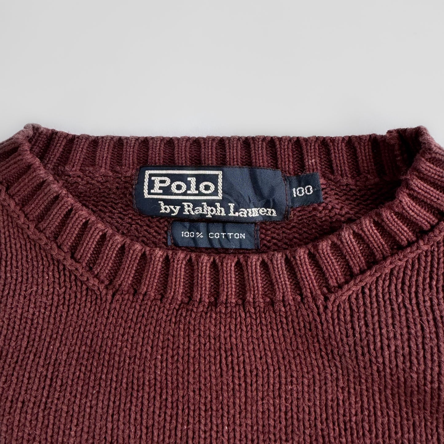 Ralph Lauren Heavy Knit Sweater - XL